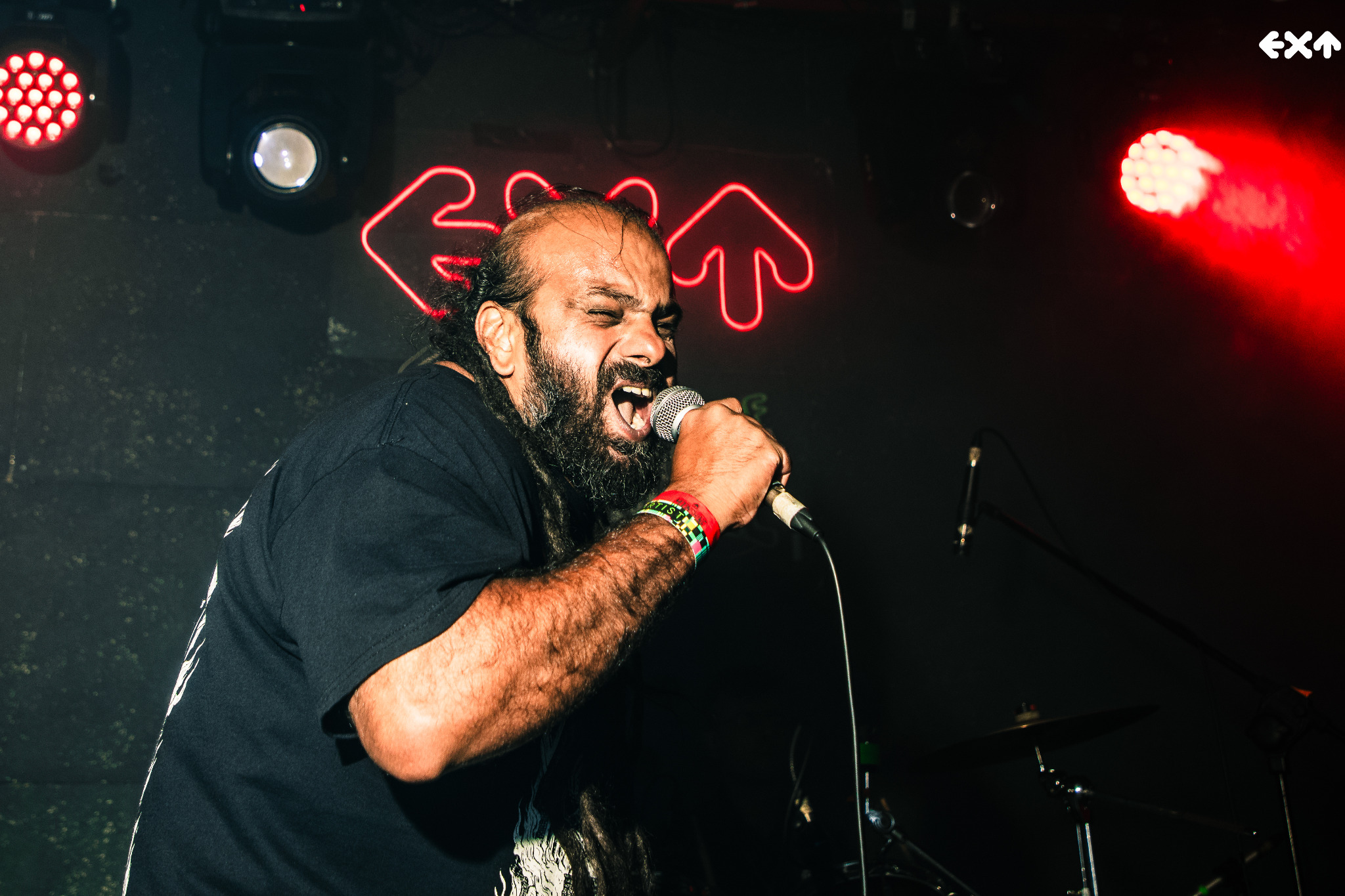 Chaos vocalist performing live